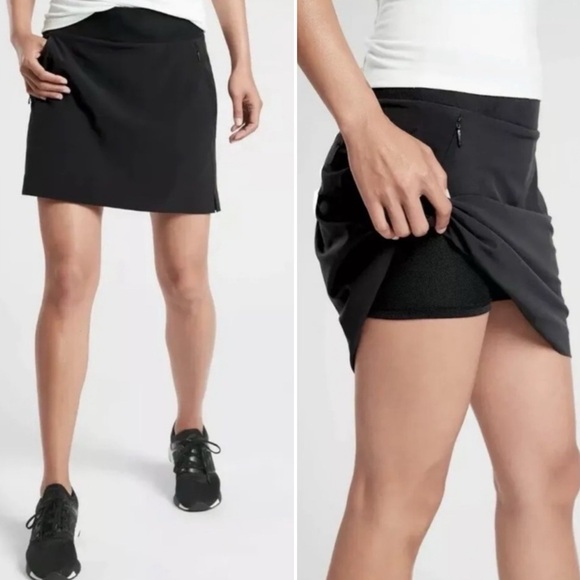 Athleta Black Soho Skort 6 - Picture 1 of 8